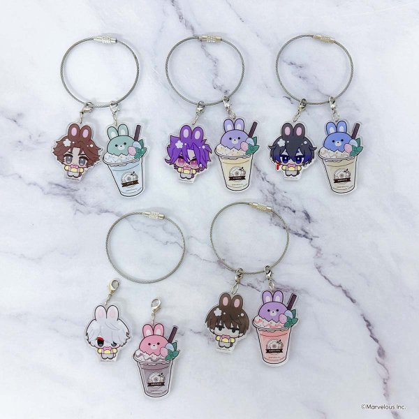 画像3: 千銃士:Rhodoknight×きゃらドリ!! BLANC 2025 トレーディングちびキャラアクリルワイヤーチャームB (3)