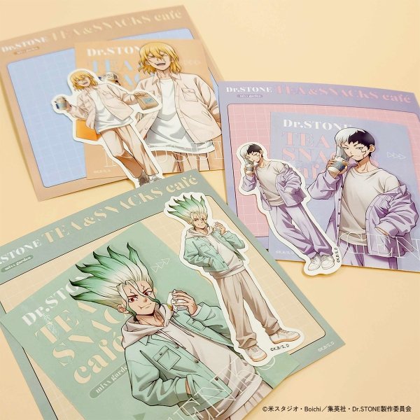 画像3: TVアニメ「Dr.STONE」×mixx garden 2025 等身ステッカーセット(石神千空) (3)