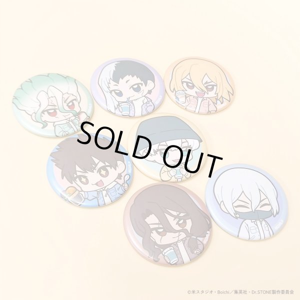 画像2: 【販売期間終了】TVアニメ「Dr.STONE」×mixx garden 2025 トレーディングちびキャラマット缶バッジ (2)