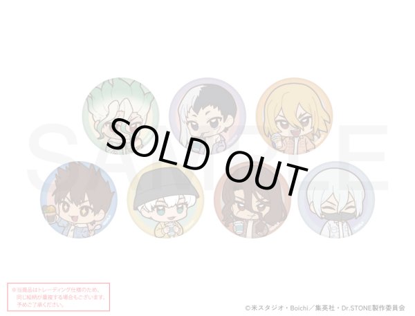 画像1: 【販売期間終了】TVアニメ「Dr.STONE」×mixx garden 2025 トレーディングちびキャラマット缶バッジ (1)