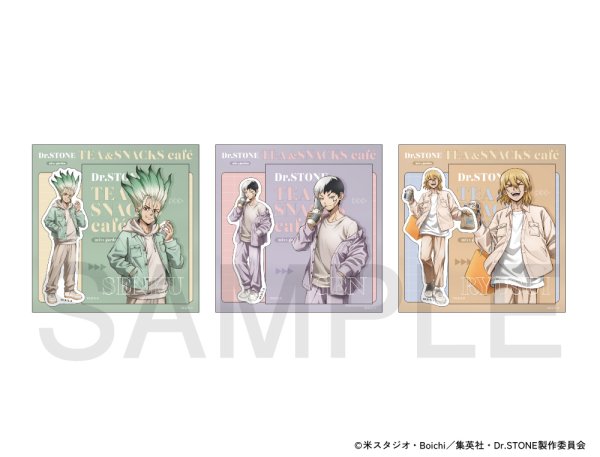 画像2: TVアニメ「Dr.STONE」×mixx garden 2025 等身ステッカーセット(あさぎりゲン) (2)