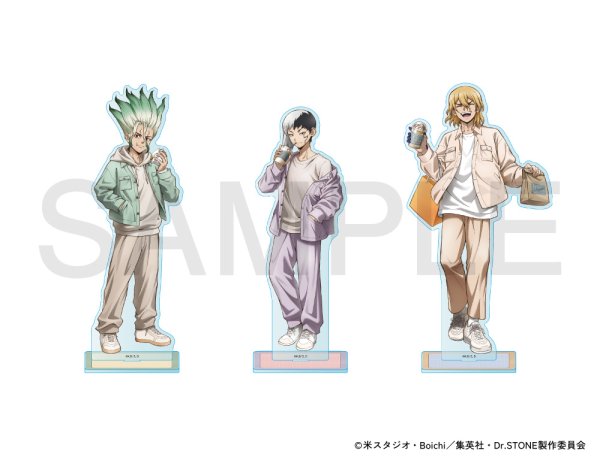 画像2: TVアニメ「Dr.STONE」×mixx garden 2025 等身アクリルスタンド(七海龍水) (2)