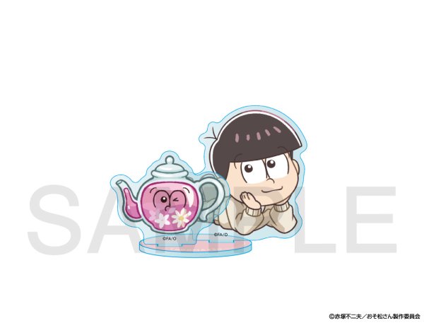 画像1: おそ松さん×mixx garden 2025 ちびキャラアクリルスタンド(トド松) (1)