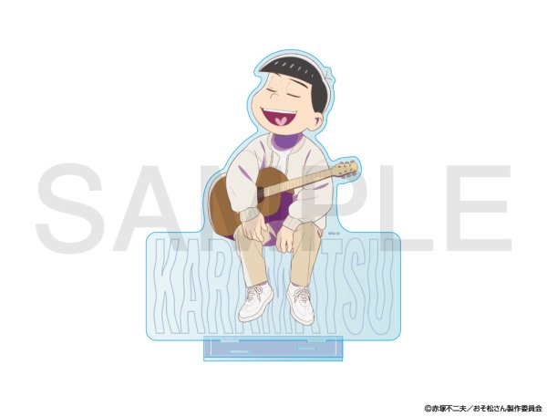 画像1: おそ松さん×mixx garden 2025 等身アクリルスタンド(カラ松) (1)