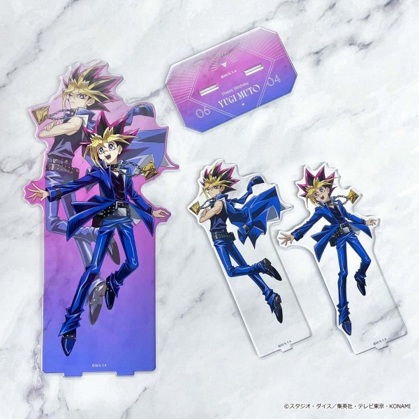 画像3: 遊☆戯☆王デュエルモンスターズ×COLLABOCAFEHONPO BLANC 2025 友情編 バースデーアクリルスタンド(闇遊戯＆武藤 遊戯) (3)
