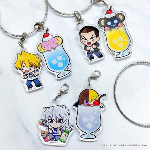 画像3: 遊☆戯☆王デュエルモンスターズ×COLLABOCAFEHONPO BLANC 2025 友情編 トレーディングちびキャラアクリルワイヤーチャームB (3)