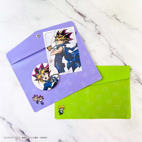 画像3: 遊☆戯☆王デュエルモンスターズ×COLLABOCAFEHONPO BLANC 2025 友情編 B6サイズエンベロープケースB(城之内 克也) (3)