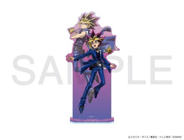 画像1: 遊☆戯☆王デュエルモンスターズ×COLLABOCAFEHONPO BLANC 2025 友情編 バースデーアクリルスタンド(闇遊戯＆武藤 遊戯) (1)