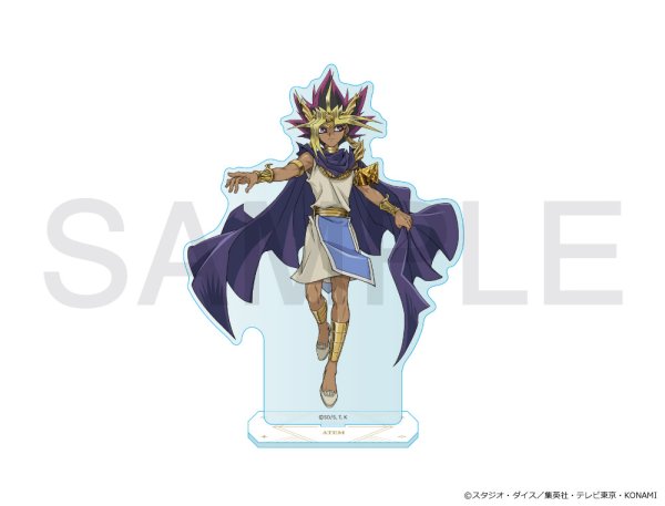 画像1: 遊☆戯☆王デュエルモンスターズ×COLLABOCAFEHONPO BLANC 2025 友情編 等身アクリルスタンド(アテム) (1)