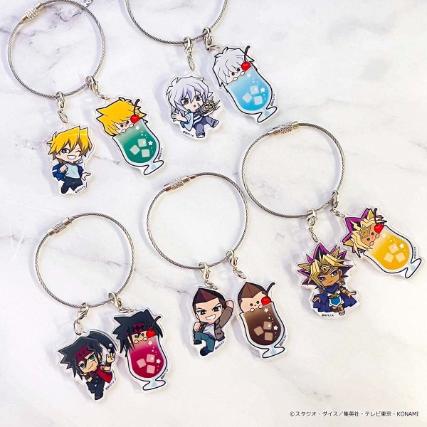 画像3: 遊☆戯☆王デュエルモンスターズ×COLLABOCAFEHONPO BLANC 2025 友情編 トレーディングちびキャラアクリルワイヤーチャームA (3)