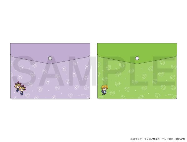 画像2: 遊☆戯☆王デュエルモンスターズ×COLLABOCAFEHONPO BLANC 2025 友情編 B6サイズエンベロープケースB(城之内 克也) (2)