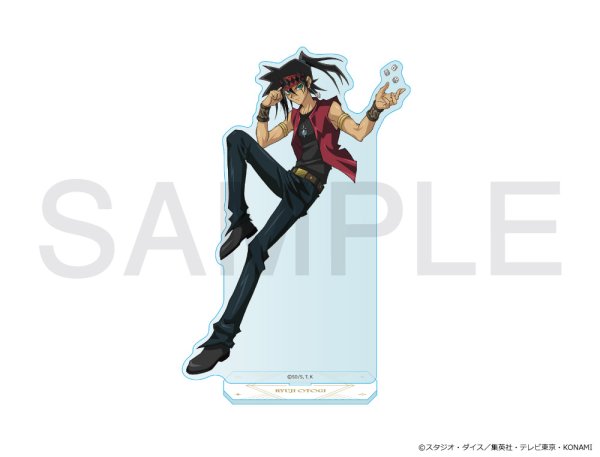画像1: 遊☆戯☆王デュエルモンスターズ×COLLABOCAFEHONPO BLANC 2025 友情編 等身アクリルスタンド(御伽 龍児) (1)