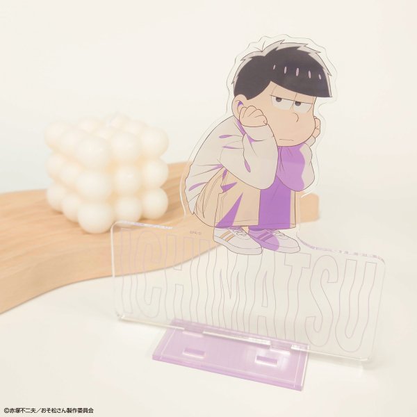 画像4: おそ松さん×mixx garden 2025 等身アクリルスタンド(一松) (4)