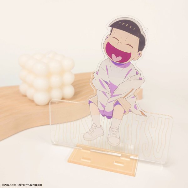 画像4: おそ松さん×mixx garden 2025 等身アクリルスタンド(十四松) (4)