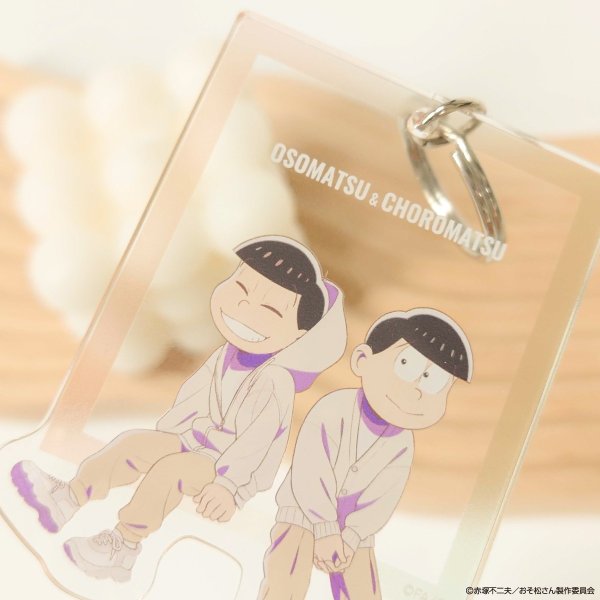 画像3: おそ松さん×mixx garden 2025 トレーディングペアアクリルキーホルダーB (3)