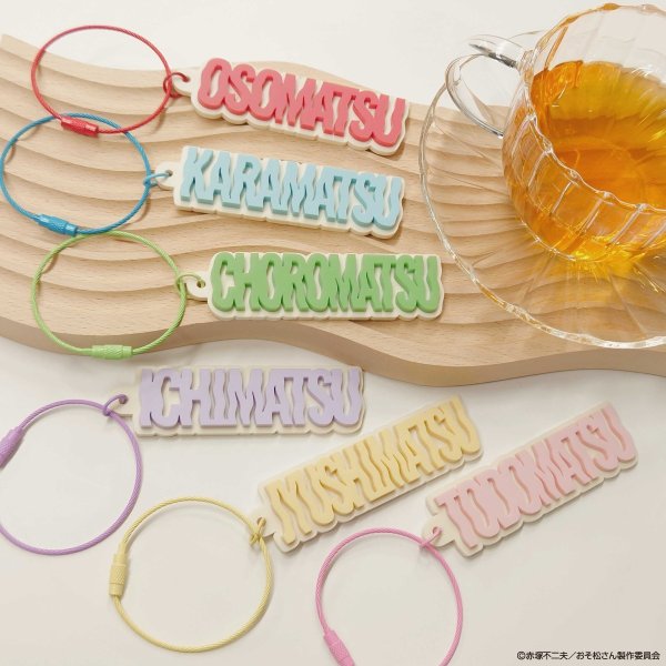 画像3: おそ松さん×mixx garden 2025 おなまえアクリルワイヤーチャーム(カラ松) (3)