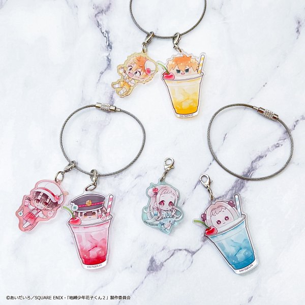 画像2: TVアニメ「地縛少年花子くん2」×きゃらドリ!! BLANC 2025 トレーディングアクリルワイヤーチャーム (2)