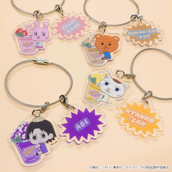 画像4: TVアニメ『増田こうすけ劇場 ギャグマンガ日和GO』×きゃらドリ!! 2025 トレーディングおなまえアクリルワイヤーチャーム (4)