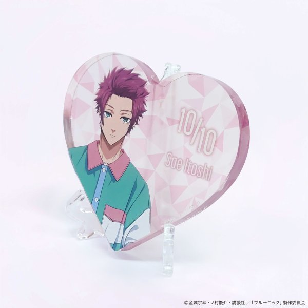 画像2: TVアニメ『ブルーロック』×COLLABOCAFEHONPO 2025 BDハートアクリルブロック(糸師 冴) (2)
