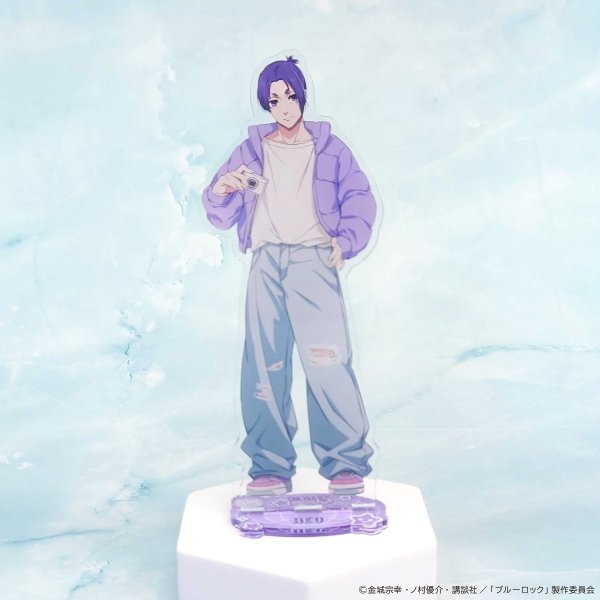 画像3: TVアニメ『ブルーロック』×COLLABOCAFEHONPO 2025 等身アクリルスタンド(御影 玲王) (3)