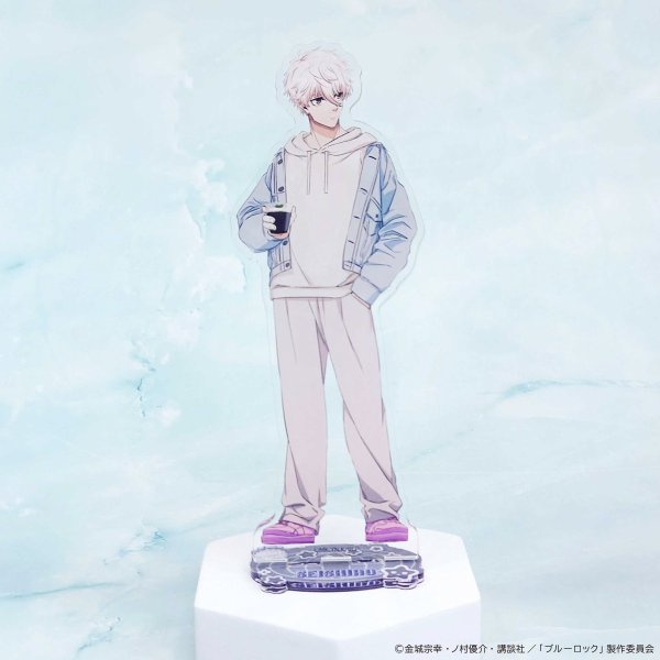 画像3: TVアニメ『ブルーロック』×COLLABOCAFEHONPO 2025 等身アクリルスタンド(凪 誠士郎) (3)