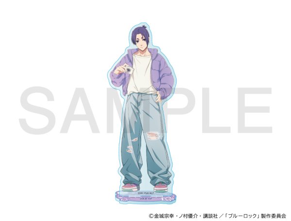 画像1: TVアニメ『ブルーロック』×COLLABOCAFEHONPO 2025 等身アクリルスタンド(御影 玲王) (1)