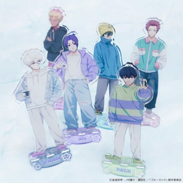 画像4: TVアニメ『ブルーロック』×COLLABOCAFEHONPO 2025 等身アクリルスタンド(潔 世一) (4)