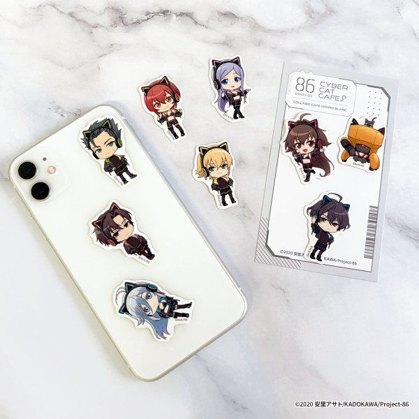 画像2: TVアニメ「86―エイティシックス―」×COLLABOCAFEHONPO BLANC 2025 フレークシール (2)