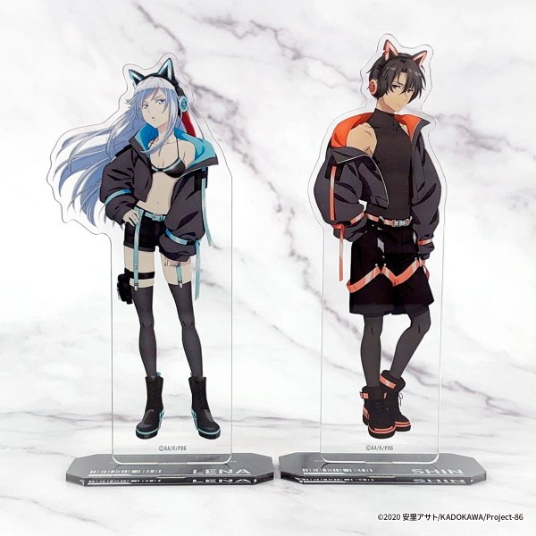 画像3: TVアニメ「86―エイティシックス―」×COLLABOCAFEHONPO BLANC 2025 等身アクリルスタンド(シンエイ・ノウゼン) (3)