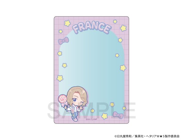 画像1: アニメ「ヘタリア World★Stars」×mixx garden 2025 B7サイズカードケース(フランス) (1)