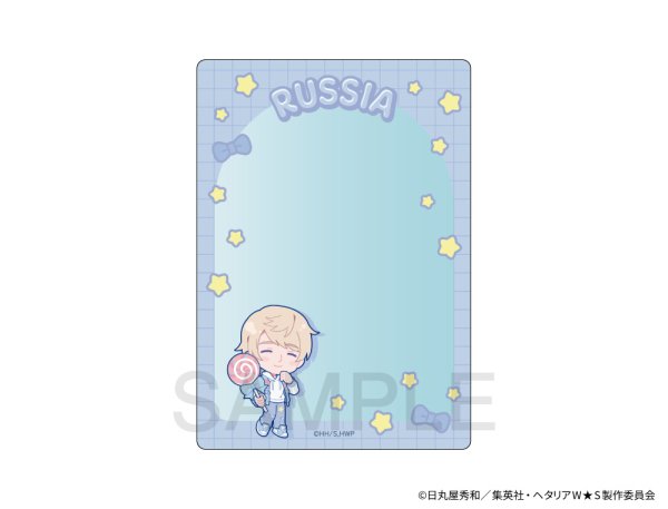 画像1: アニメ「ヘタリア World★Stars」×mixx garden 2025 B7サイズカードケース(ロシア) (1)