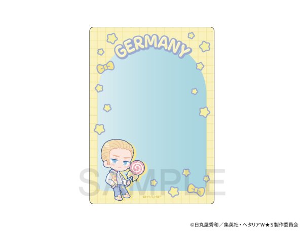 画像1: アニメ「ヘタリア World★Stars」×mixx garden 2025 B7サイズカードケース(ドイツ) (1)