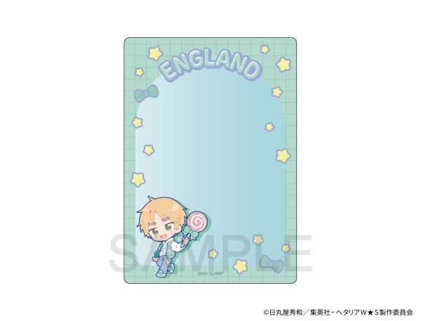 画像1: アニメ「ヘタリア World★Stars」×mixx garden 2025 B7サイズカードケース(イギリス) (1)
