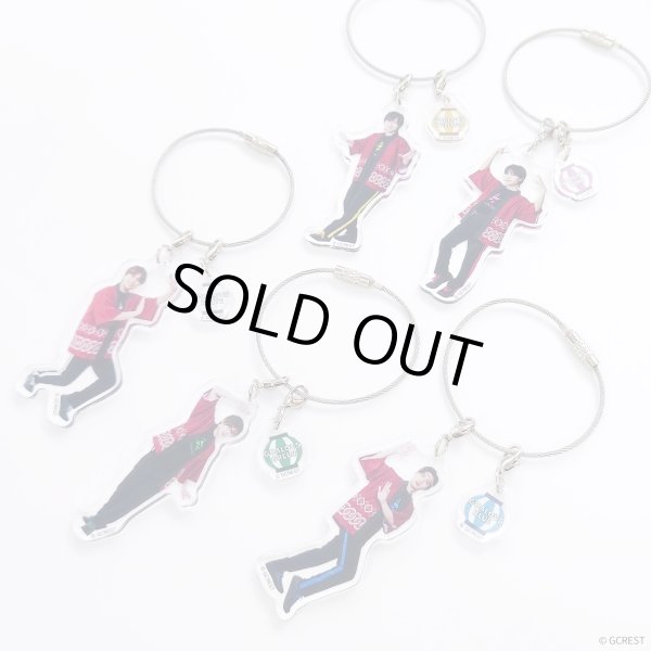 画像2: 【販売期間終了】GOALOUS5×mixx garden 2025 トレーディングアクリルワイヤーチャーム (2)