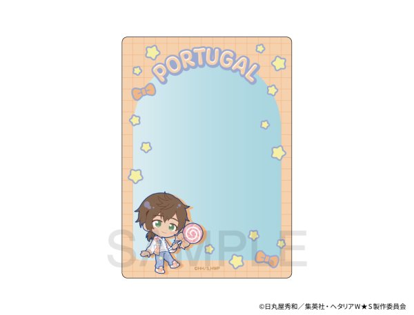 画像1: アニメ「ヘタリア World★Stars」×mixx garden 2025 B7サイズカードケース(ポルトガル) (1)