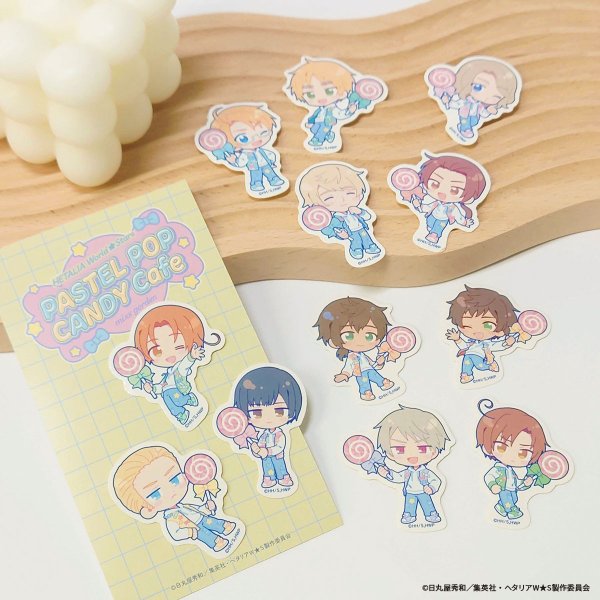 画像2: アニメ「ヘタリア World★Stars」×mixx garden 2025 フレークシール (2)