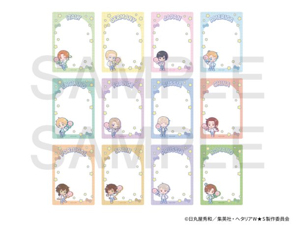 画像2: アニメ「ヘタリア World★Stars」×mixx garden 2025 B7サイズカードケース(日本) (2)