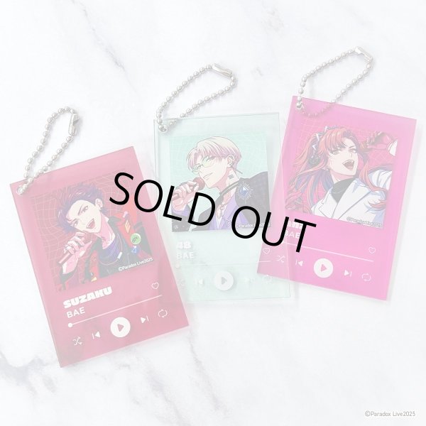 画像2: 【販売期間終了】Paradox Live×COLLABOCAFEHONPO BLANC 2025 トレーディング音楽プレイヤー風アクリルチャームA (2)