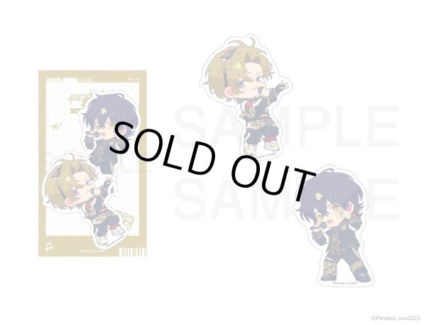 画像1: 【販売期間終了】Paradox Live×COLLABOCAFEHONPO BLANC 2025 ちびキャラステッカーセット(武雷管) (1)