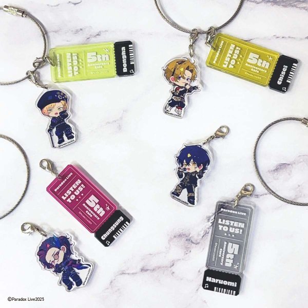 画像3: Paradox Live×COLLABOCAFEHONPO BLANC 2025 トレーディングちびキャラアクリルワイヤーチャームB (3)
