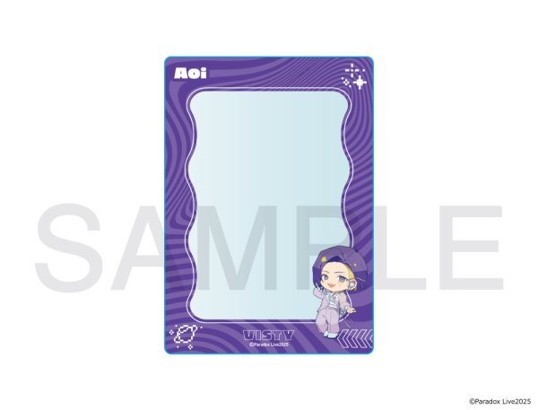 画像1: Paradox Live×COLLABOCAFEHONPO BLANC 2025 ちびキャラB7サイズカードケース(呉羽 葵) (1)