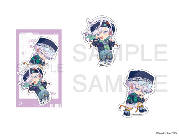 画像1: Paradox Live×COLLABOCAFEHONPO BLANC 2025 ちびキャラステッカーセット(cozmez) (1)