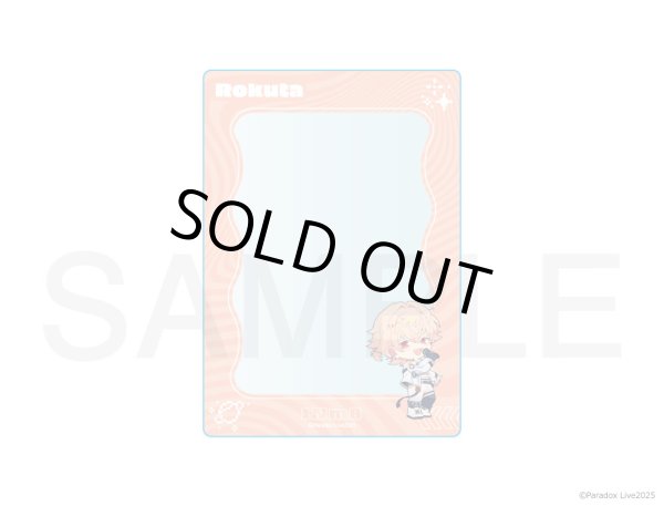 画像1: 【販売期間終了】Paradox Live×COLLABOCAFEHONPO BLANC 2025 ちびキャラB7サイズカードケース(ロクタ) (1)