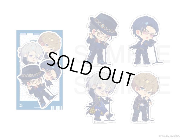 画像1: 【販売期間終了】Paradox Live×COLLABOCAFEHONPO BLANC 2025 ちびキャラステッカーセット(The Cat’s Whiskers) (1)