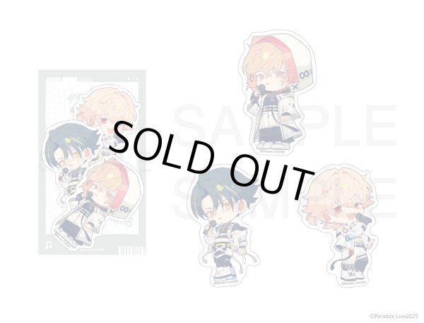 画像1: 【販売期間終了】Paradox Live×COLLABOCAFEHONPO BLANC 2025 ちびキャラステッカーセット(1Nm8) (1)