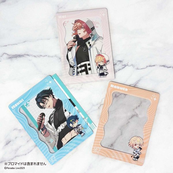 画像3: Paradox Live×COLLABOCAFEHONPO BLANC 2025 ちびキャラB7サイズカードケース(御山 京) (3)