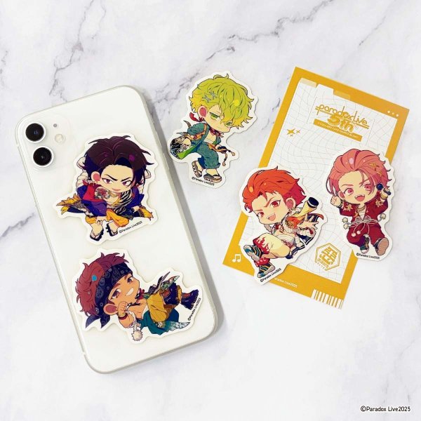 画像3: Paradox Live×COLLABOCAFEHONPO BLANC 2025 ちびキャラステッカーセット(悪漢奴等) (3)