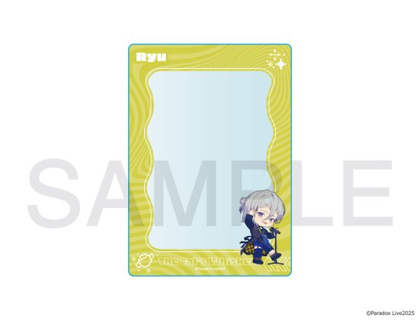 画像1: Paradox Live×COLLABOCAFEHONPO BLANC 2025 ちびキャラB7サイズカードケース(棗 リュウ) (1)