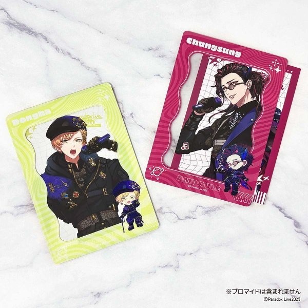 画像3: Paradox Live×COLLABOCAFEHONPO BLANC 2025 ちびキャラB7サイズカードケース(白 忠成) (3)