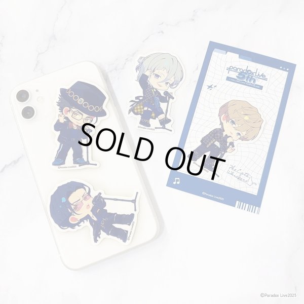 画像3: 【販売期間終了】Paradox Live×COLLABOCAFEHONPO BLANC 2025 ちびキャラステッカーセット(The Cat’s Whiskers) (3)